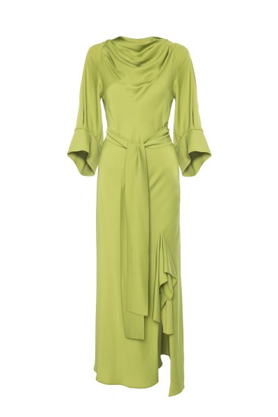 Kourt Green Wedding Party Dress-1