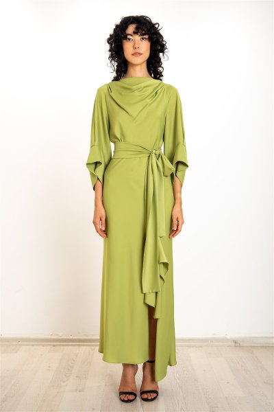 Kourt Green Wedding Party Dress-2